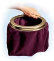 Large Offering Bag, Purple with Brasstone Ring
