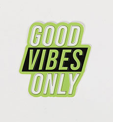 Good Vibes Only Vinyl Sticker