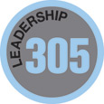 Leadership 305 Merit Patch (Blue)