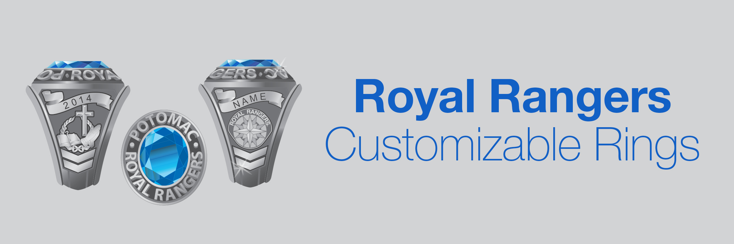 Royal Rangers Customizable Rings