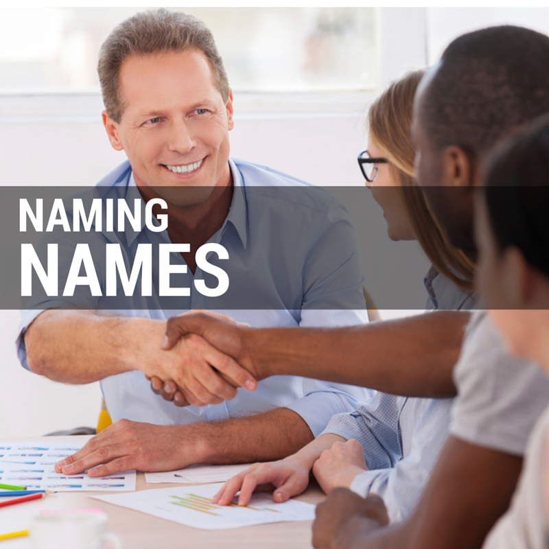 Naming Names http://bit.ly/Y2sigr #kidmin