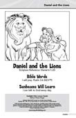 Sunlight Kids Lesson Book: Daniel and the Lions (October)