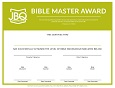 Bible Master Award