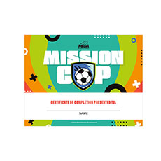 Mission Cup Certificate of Completion (Pack of 25)