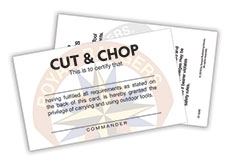 Cut and Chop Card