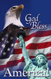 God Bless America Bulletin - Patriotic | My Healthy Church®