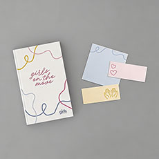 Girls on the Move Sticky Notebook