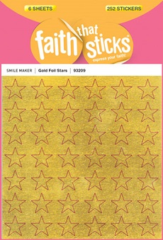 Gold Foil Star Stickers