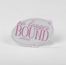 No Longer Bound Sticker