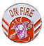 JBQ On Fire Award Pin