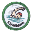 Swimming Merit (Green)
