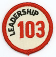 Leadership 103 Merit Patch (Red)