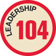 Leadership 104 Merit Patch (Red)