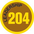 Leadership 204 Merit Patch (Gold)