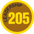 Leadership 205 Merit Patch (Gold)
