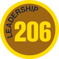 Leadership 206 Merit Patch (Gold)