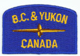 Brittish Columbia Yukon Geographic Patch