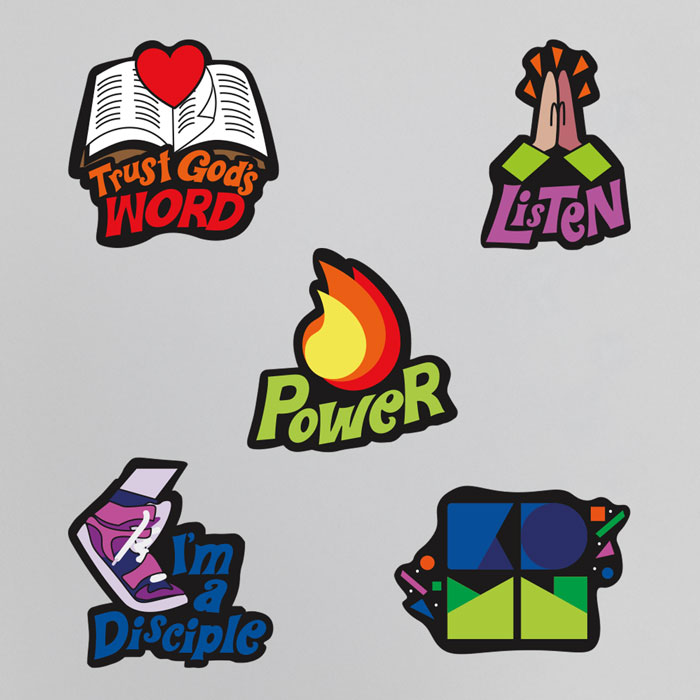 Kidmin Shoe Charms (Pkg 5)
