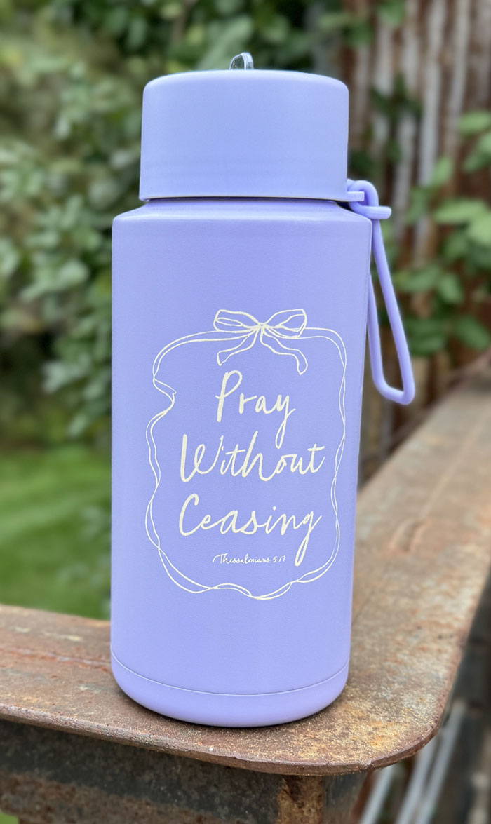 As In Heaven Water Bottle 