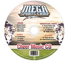 MEGA Sports Camp® Cheer Music CD