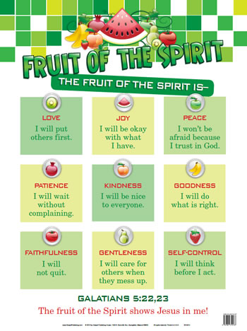 Fruit of the Spirit Verse Poster | My Healthy Church®