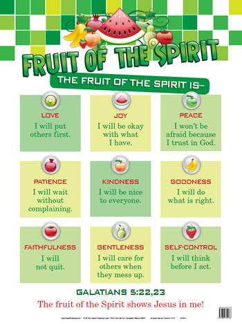 Fruit of the Spirit Verse Poster | My Healthy ChurchÂ®