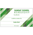 Sunday School Membership Card Download