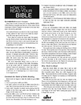 How to Read the Bible Digital Download