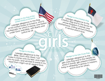 Girls Ministries Pledge Poster Digital Download