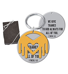 Key Chain in Gift Box—Serving with a Heart like Jesus