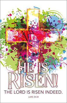 Lord Has Risen Easter Bulletin (Pack of 100)