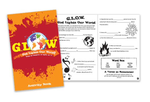 Activity Book G.L.O.W. God Lights Our World
