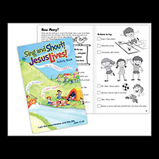Activity Book-Sing and Shout! Jesus Lives! (ages 7-11)