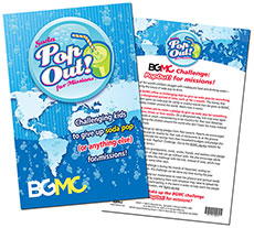 Pop Out! for Missions Flyer