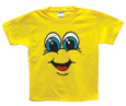 Yellow Buddy Face T-shirt - L
