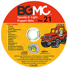Volume 21-2019  Speedy D. Light Skits pre-recorded on CD
