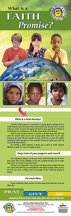 BGMC What is a Faith Promise? Flyer/Bulletin Insert