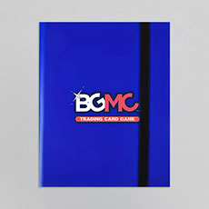 Blue BGMC Trading Card Binder