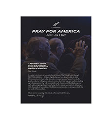Pray for America Brochure, Pkg 25