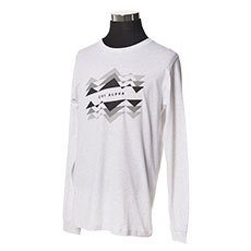 Chi Alpha Fade Long-Sleeve T-Shirt, Ash - XL