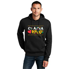Small Chi Alpha Loves HBCUs Hoodie, Black 