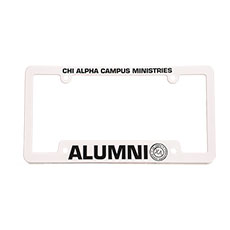 Chi Alpha Alumni License Plate Frame